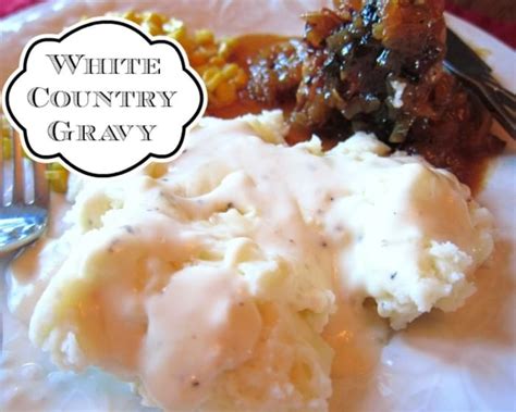 White Country Gravy Recipe