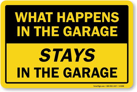 Funny Garage Signs - Man Cave Signs, Humorous Garage Signs