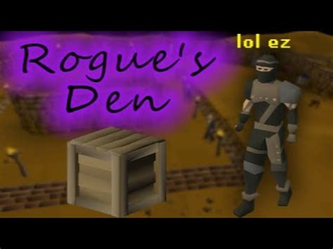 OSRS ROGUE'S DEN GUIDE FOR STRUGGLING PLAYERS - YouTube