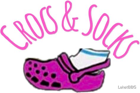 "Crocs & Socks" Stickers by LahatBBG | Redbubble