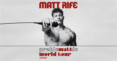 Matt Rife Announces Massive 100+ Date ‘ProbleMATTic World Tour’ - Live ...