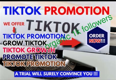 Do tiktok promotion growth, and tiktok marketing by God_mercy001 | Fiverr