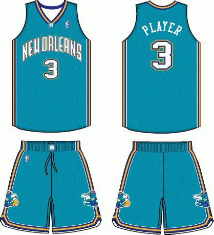 New Orleans Hornets Uniform - Road Uniform - National Basketball ...