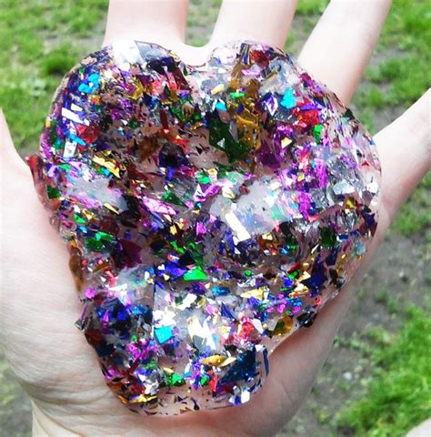 Rainbow Glitter Slime Clear slime confetti textured 2 4 6 8