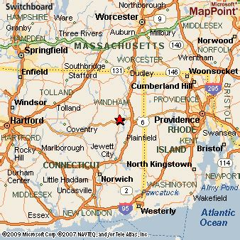 Brooklyn, Connecticut Area Map & More