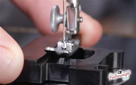 Presser Foot Height Adjustment and Alignment | Presser feet, Vintage sewing machines, Straight ...