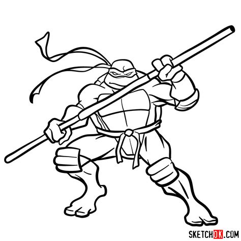 Ninja Turtles Donatello Drawing