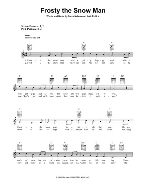 Frosty The Snow Man (Easy Guitar) - Print Sheet Music Now