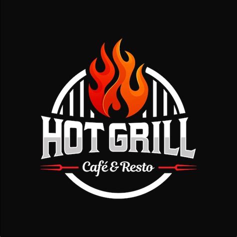 Premium Vector | Barbecue grill logo