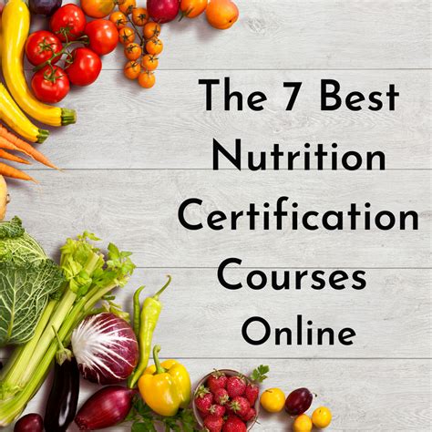 The 7 Best Nutrition Certification Courses Online | Nutrition certification, Nutrition ...