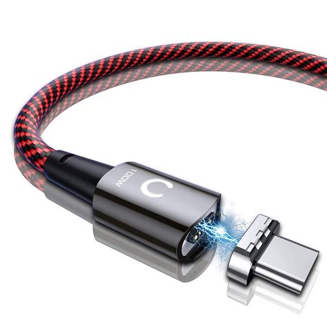 Magnetic USB C Cable 100W(20V/5A MAX),USB-C to USB-C Cable, Data ...