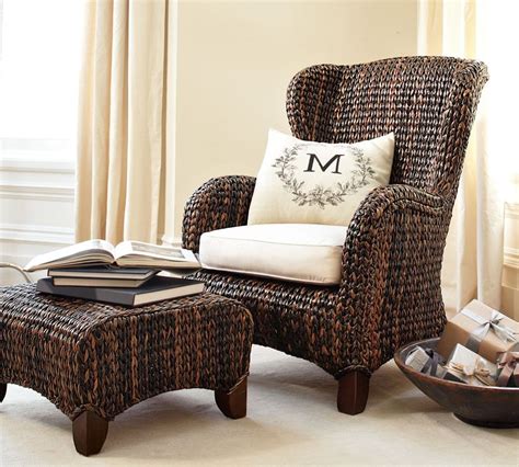 Seagrass Wingback Armchair | Living room chairs, Seagrass furniture ...