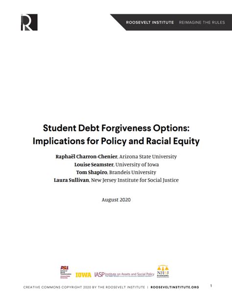 Student Debt Forgiveness Options - New Jersey Institute for Social Justice