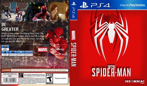 Spider-man PS4 custom cover : SpidermanPS4