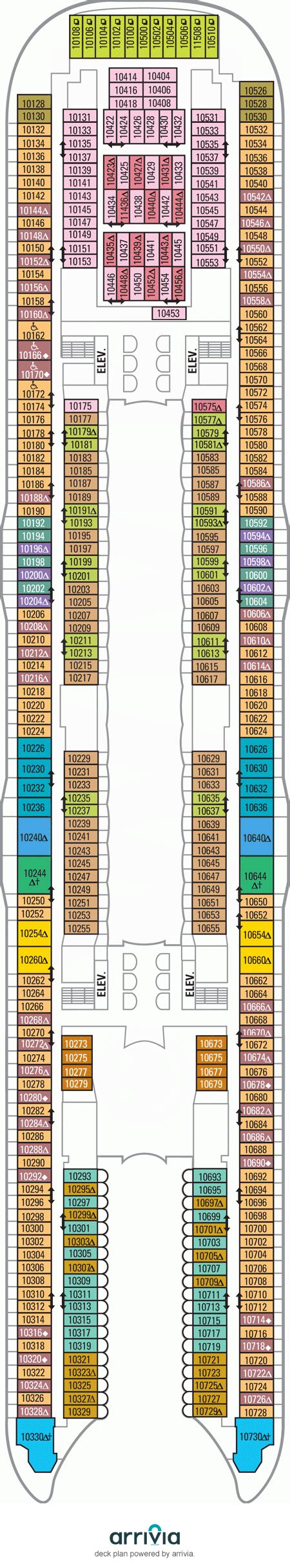 Allure Of The Seas Deck Plan / Royal Caribbean Allure of the Seas Deck ...