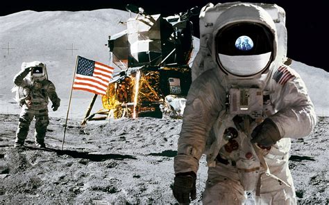 Astronaut on the Moon Wallpaper - WallpaperSafari