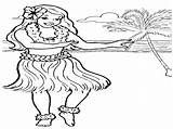 Hula Dancer Coloring Page At GetDrawings  Free Download sketch template