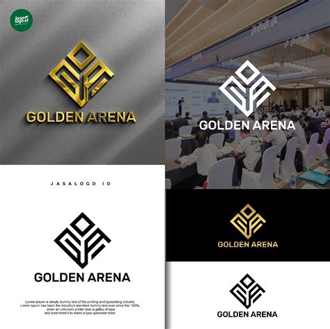 Desain Logo event organizer Golden Arena