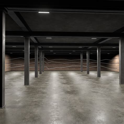 Car Studio WAREHOUSE Interior3D 3D Model - TurboSquid 2028034