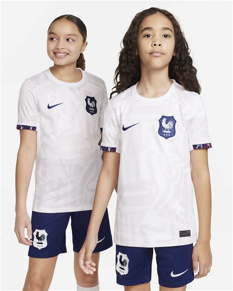 FFF 2023 Stadium Away Older Kids' Nike Dri-FIT Football Shirt. Nike IE