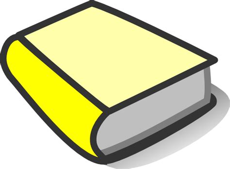 Yellow Book Reading Clip Art at Clker.com - vector clip art online ...