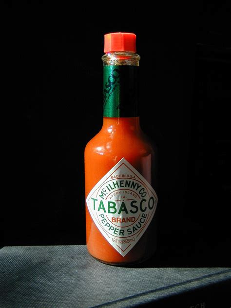 Tabasco sauce bottle