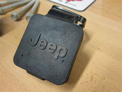 2007-2018 Jeep Wrangler JK 2 Inch Hitch Receiver and Hitch Cover Mopar ...