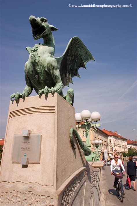 How to photograph the Dragon Bridge in Ljubljana, Slovenia.