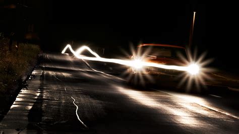 Night road graphy, nice, cool, dark, car, awesome, road, muscle car, light, night, HD wallpaper ...