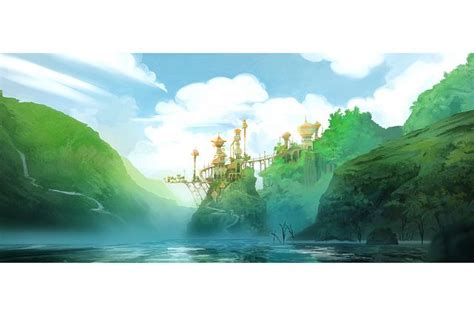 Rayman Origins concept art 5 | Environment concept art, Rayman origins ...