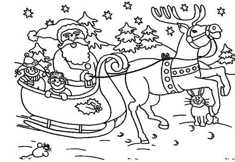 Santa Claus Sleigh Drawing at PaintingValley.com | Explore collection of Santa Claus Sleigh Drawing