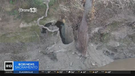 More caves created by homeless located along Tuolumne River