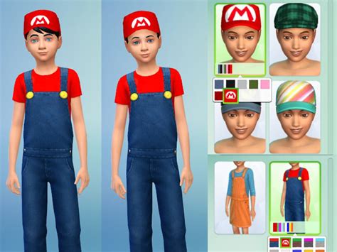 Super Mario Costume - The Sims 4 Catalog