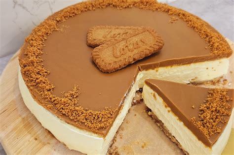 Cheesecake Speculoos (version chocolat blanc) - Recette de cuisine