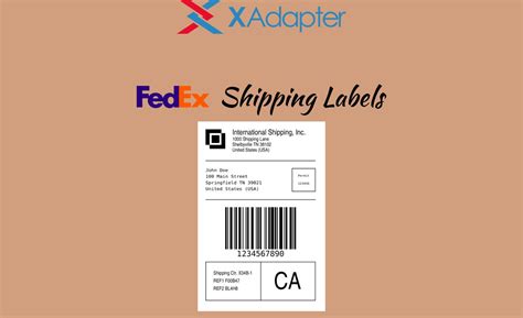 Print Woocommerce Fedex Shipping Labels In Multiple Sizes regarding Fedex Label Template Word in ...