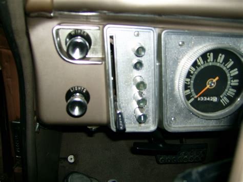 We had a Plymouth Valiant with a push-button transmission shifter.The only car that Mom has ever ...