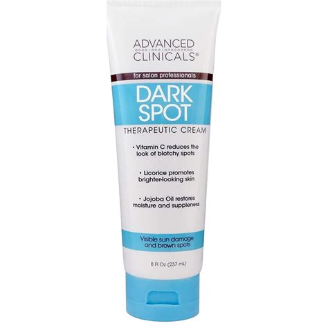 Advanced Clinicals Dark Spot Therapeutic Cream. Vitamin C Cream for Sun Damage and Spots. For ...