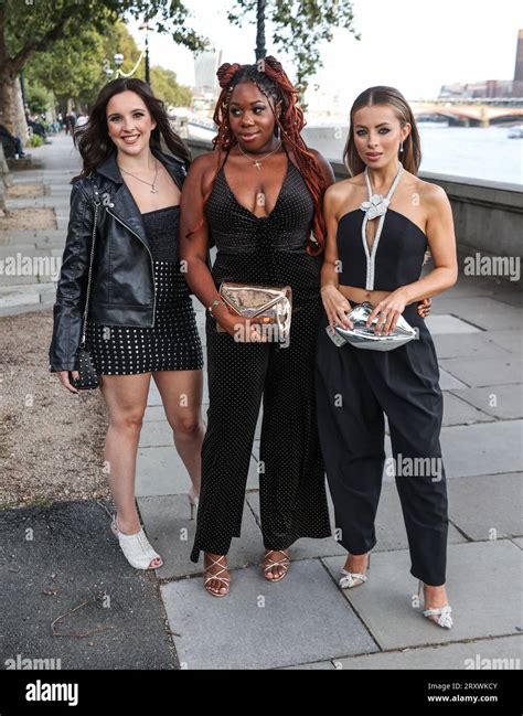 Elle Mulvaney, Channique Sterling-Brown and Charlotte Jordan seen attending the Inside Soap ...