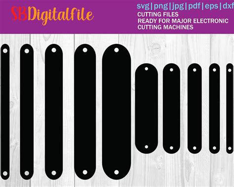 Cuff Bracelet SVG Faux Leather Bracelet Templates Glowforge Cut File ...