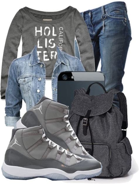 30 Cute Outfits Ideas to Wear with Jordans for Girls Swag