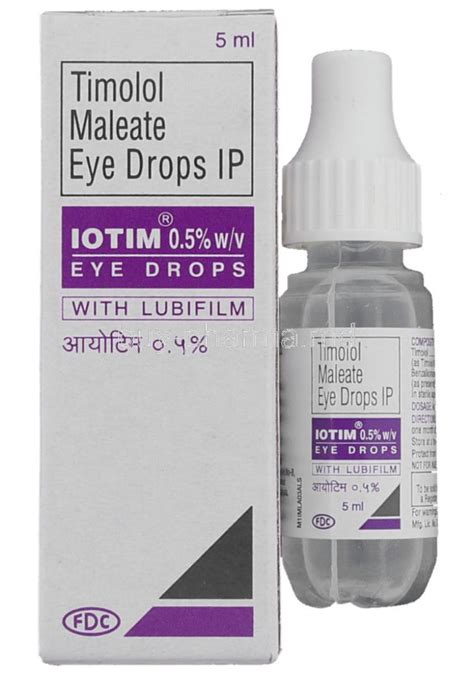 Buy Iotim Eye Drops, Timolol Maleate Online