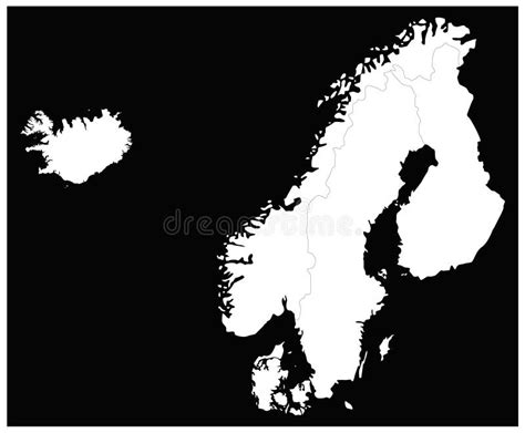 Vector Map Nordic Countries Stock Illustrations – 206 Vector Map Nordic Countries Stock ...