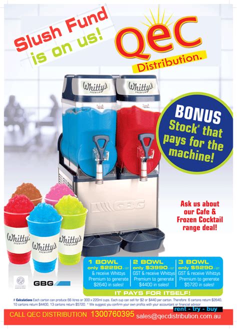 GBG Slush and Dairy machines