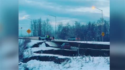 Back-to-back earthquakes in Alaska destroy roads, prompt tsunami warning