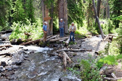 The river connecting two oceans: A creek in Wyoming splits in two, one side flowing to the ...