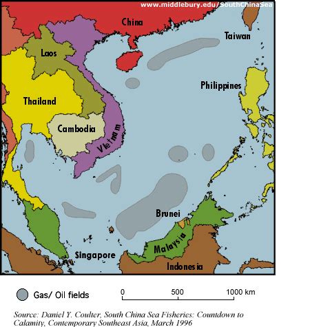 Oil and natural gas fields | The South China Sea