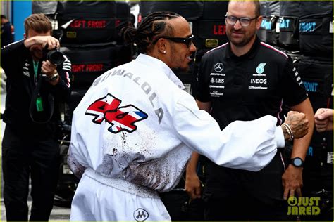 Brad Pitt & Lewis Hamilton Attend F1 Grand Prix of Great Britain, Star ...