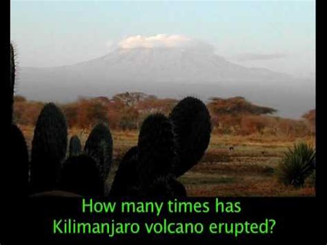 11 - Kilimanjaro eruptions - YouTube