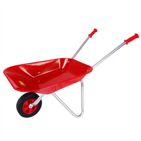 UH Kids Red Metal Wheelbarrow with Rubber wheel UHK1303R, 1 - Kroger