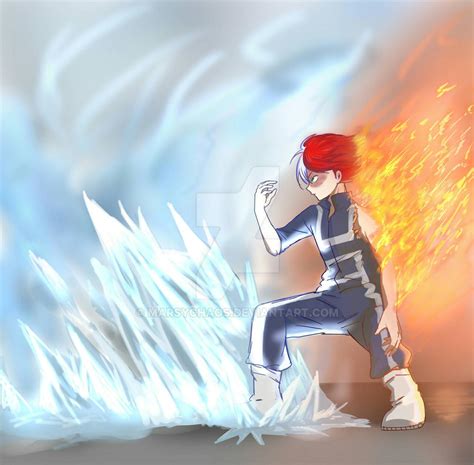 Todoroki Shouto Quirks by MarsyChaos on DeviantArt